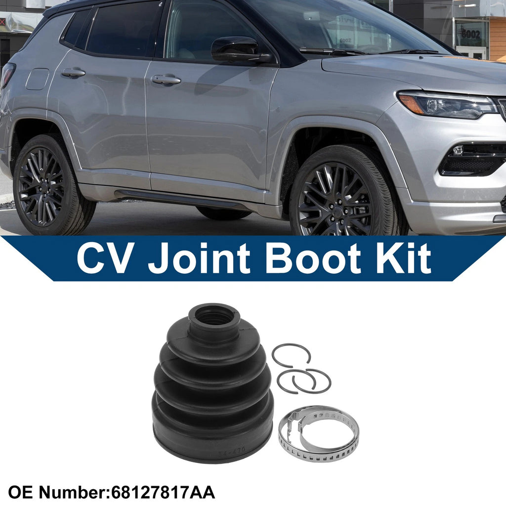 Inner CV Joint Boot Kit with Clamps for Jeep Compass (2008–2014)