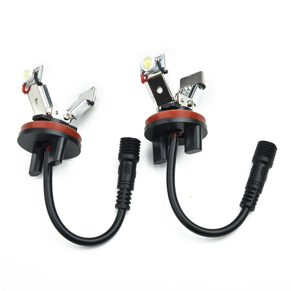1 Pair H8 Angel Eyes Lights for BMW E60 E61 E71 E70 E90 E91 X6 Z4 E92 (2007–2013)