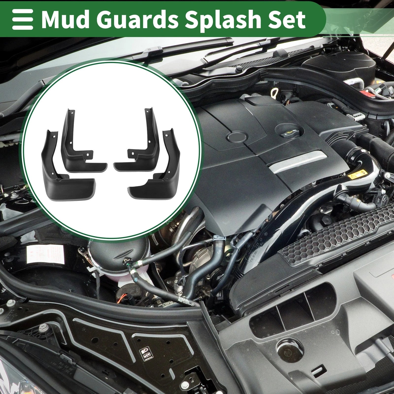 Mud Flaps Splash Guards Front Rear Replacement for Honda Odyssey (2022–2024)