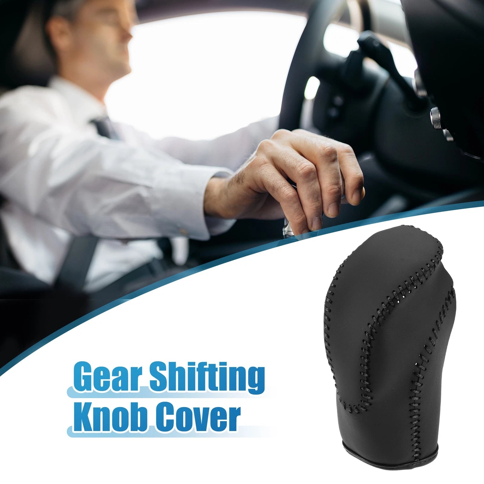 Gear Shift Lever Cover Replacement for Subaru Crosstrek (2018–2023) Black