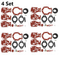 Set of 4 Carburetor Rebuild Kits for Johnson Evinrude 6-20 HP 0439073