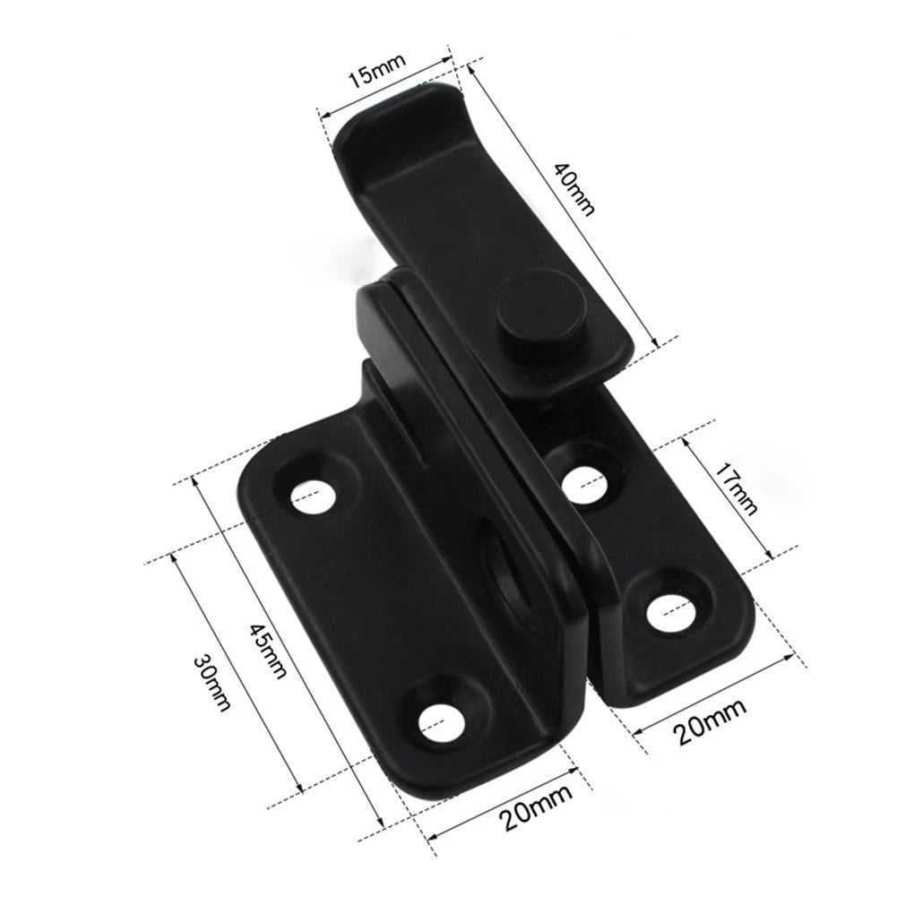 Wardrobe Door Bolt Latch Lock Bracket for Home