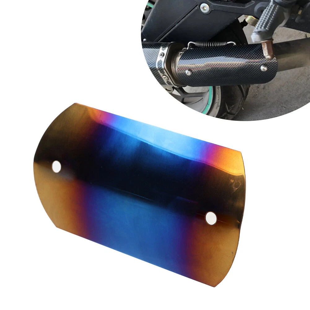 Motorcycle Exhaust Middle Pipe Heat Shield Cover Muffler Protector