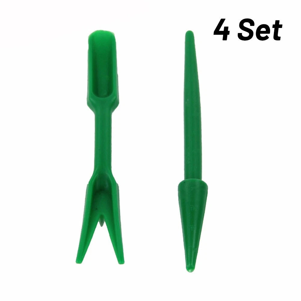 4pc Garden Planting Tool Set for Effective Transplanting