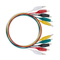 5 Pack Colorful 45cm Alligator Clip Test Leads for 2A Device Testing