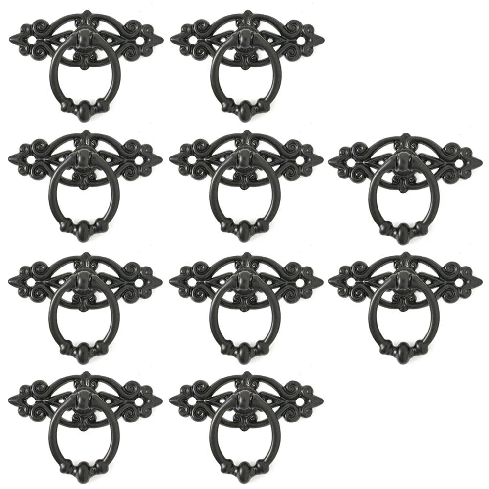 10Pcs Zinc Alloy Cabinet Door Drawer Pull Knob Handle Hardware