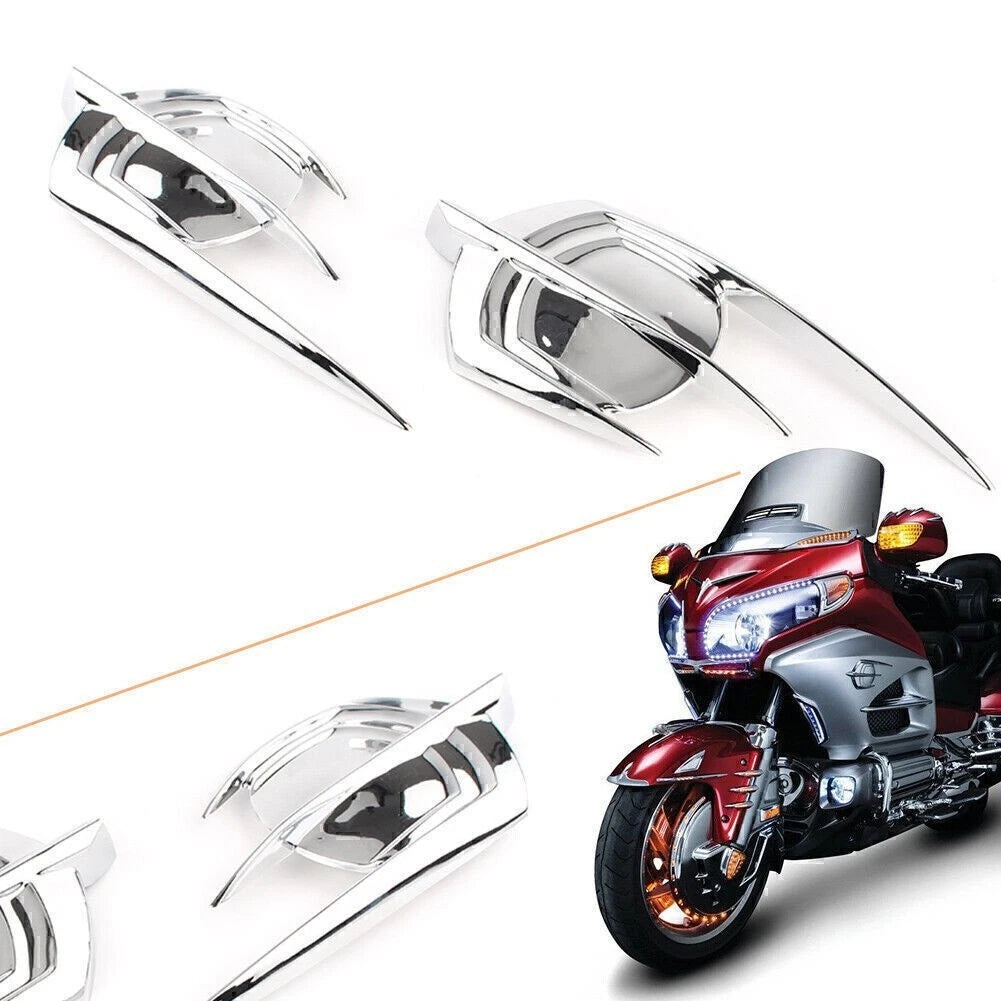 Chrome Fairing Emblem Cover Trim for Honda Goldwing GL1800 (2012–2017)