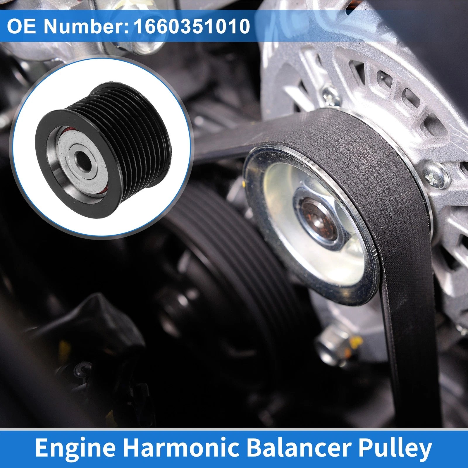 Drive Belt Idler Pulley Replacement for Lexus LX570 (2008–2019) 1 Piece