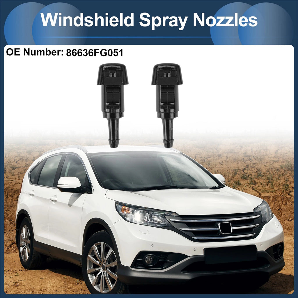 Windshield Washer Nozzle With Hose and Gasket for Subaru (2008–2018)