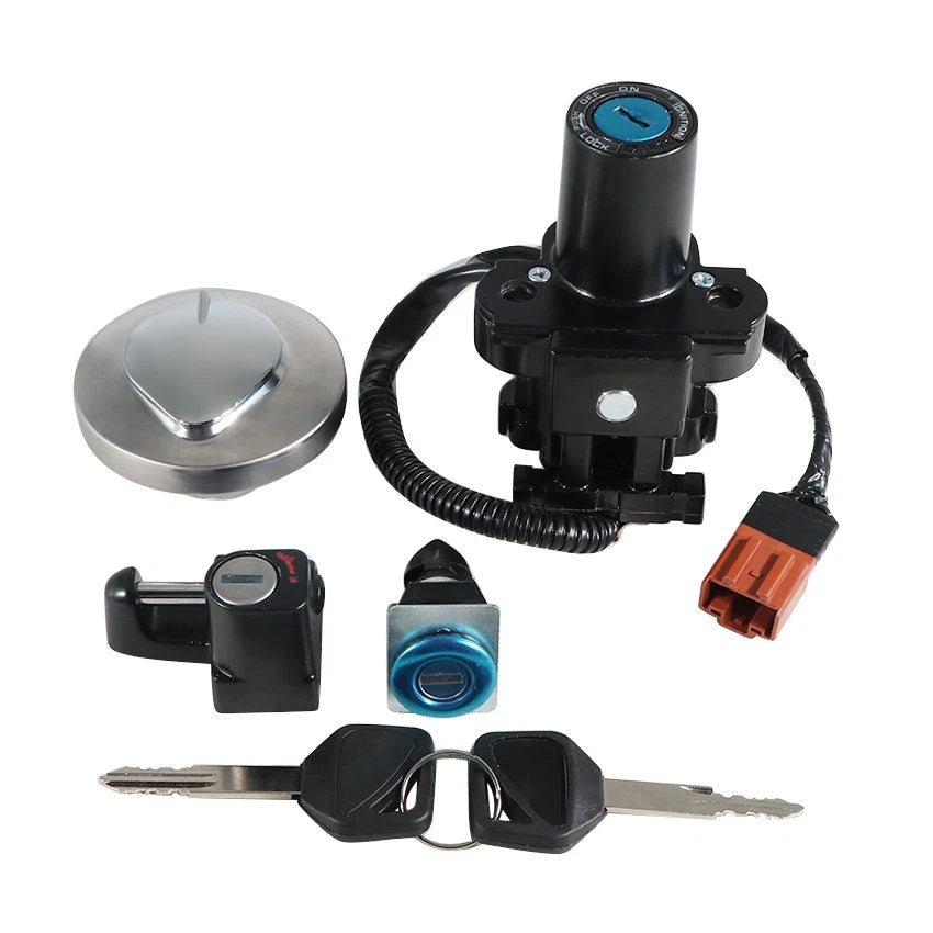Ignition Key Switch & Fuel Tank Cap Lock Set for Honda CB400SS (2004–2009)