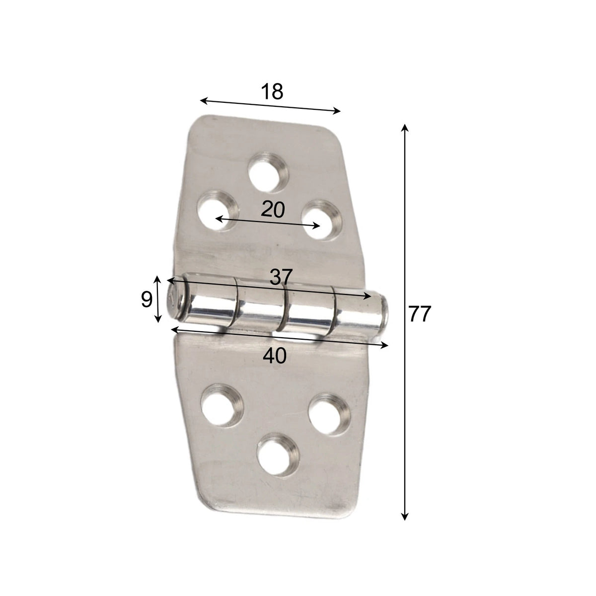 316 Stainless Steel Hinges for Industrial Doors (Waterproof Features)