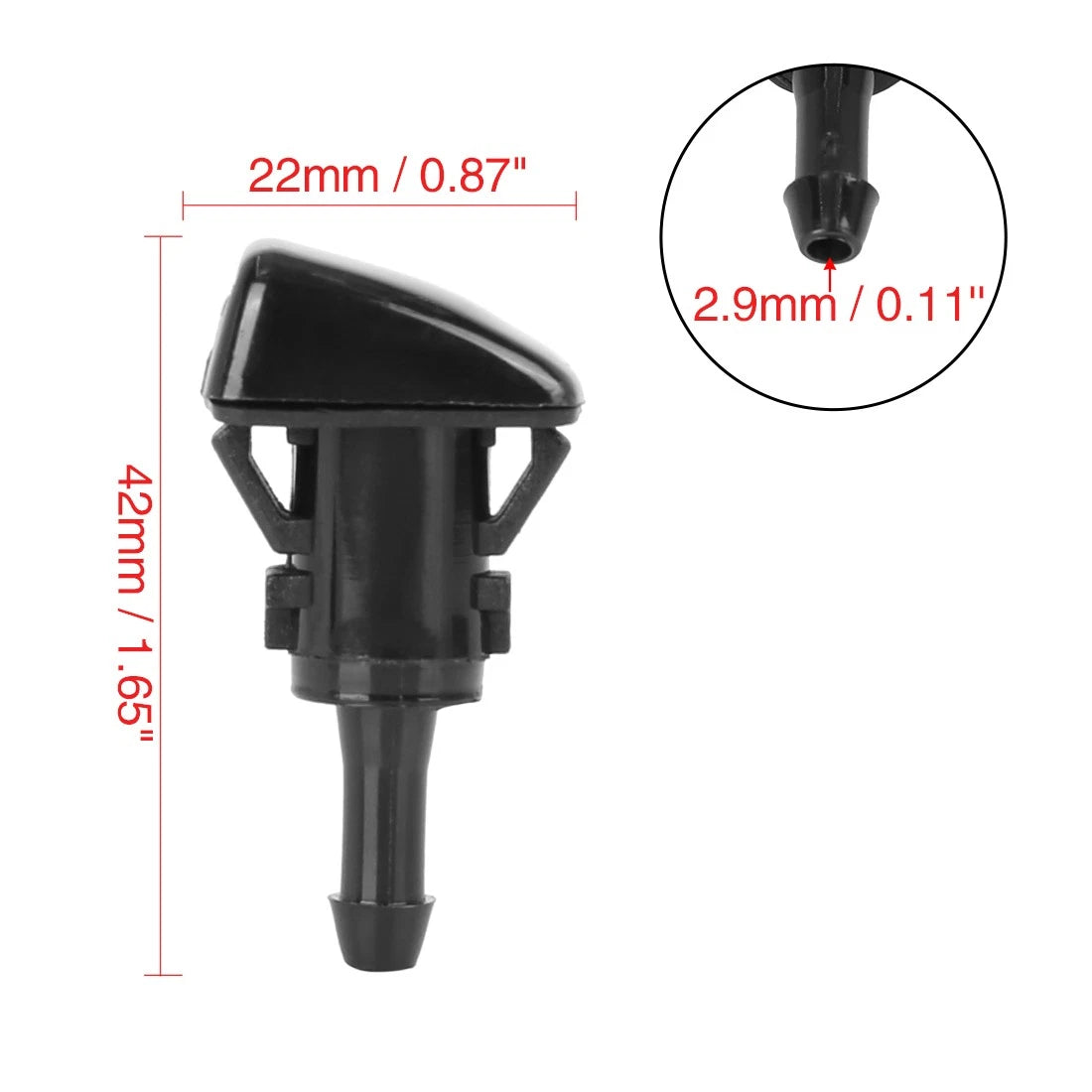 Windshield Washer Nozzle Replacement Pair for Jeep Grand Cherokee (2011–2020)