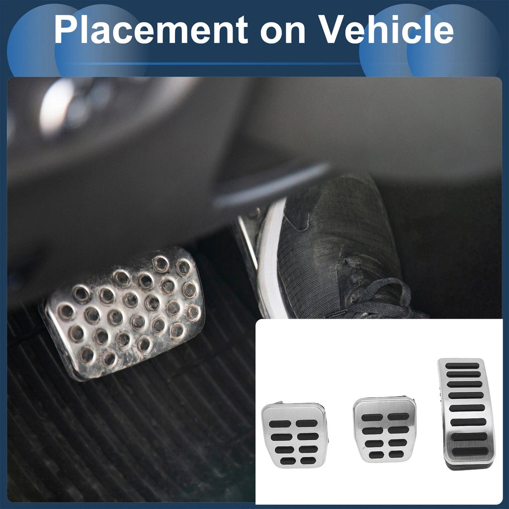 Manual Footrest Pedals Cover Replacement Set for Volkswagen Golf (1997–2005)