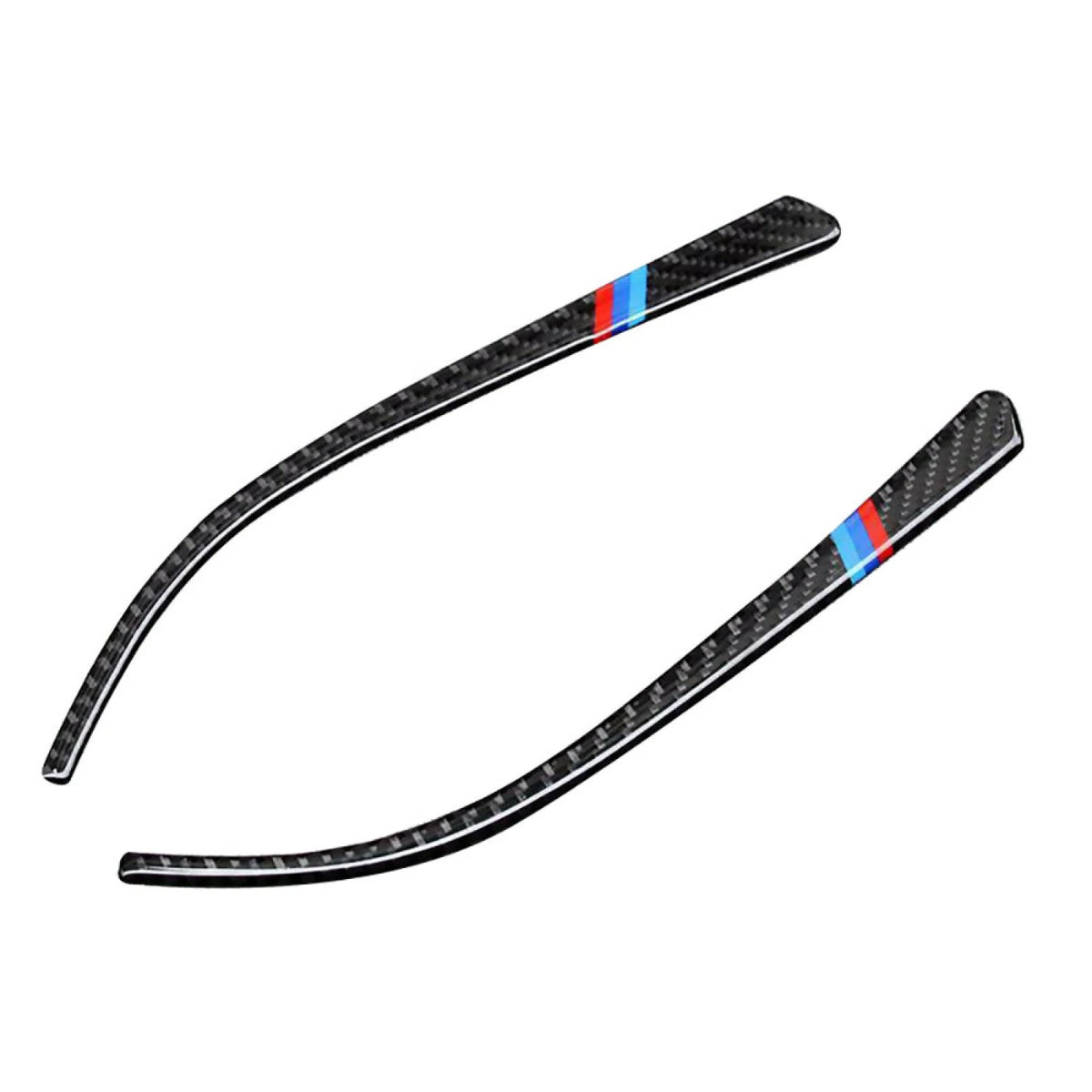 2X Carbon Fiber Side Mirror Stripe Trim for BMW F30/F34/F35 (2013–2018)
