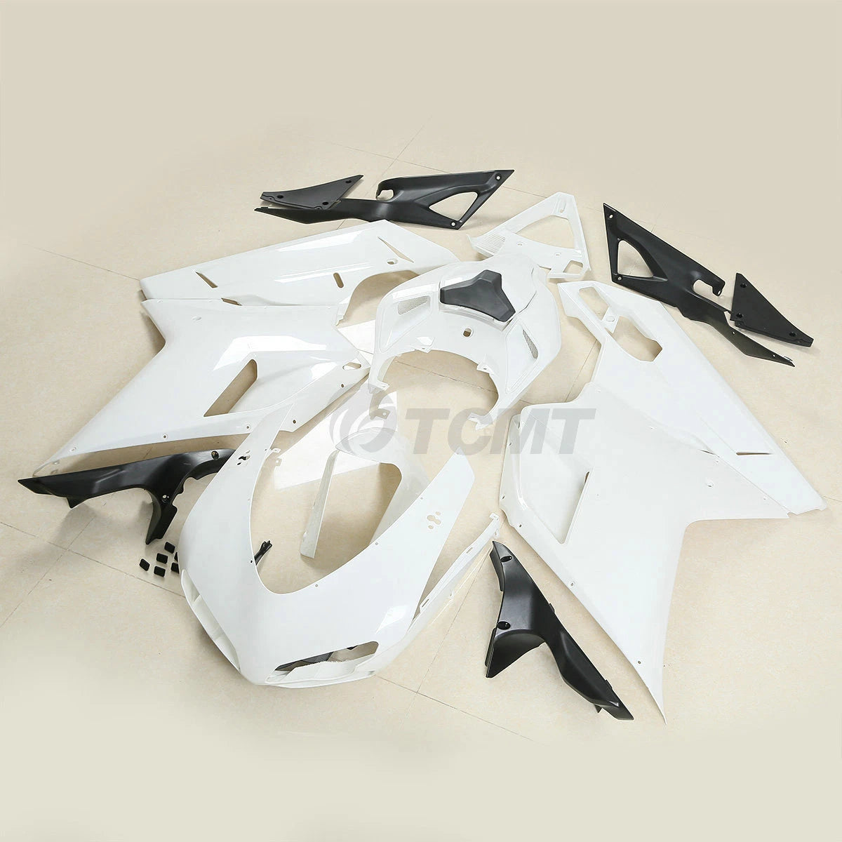 Unpainted ABS Fairing Bodywork for Ducati 848 1098 1198 (2007–2012)