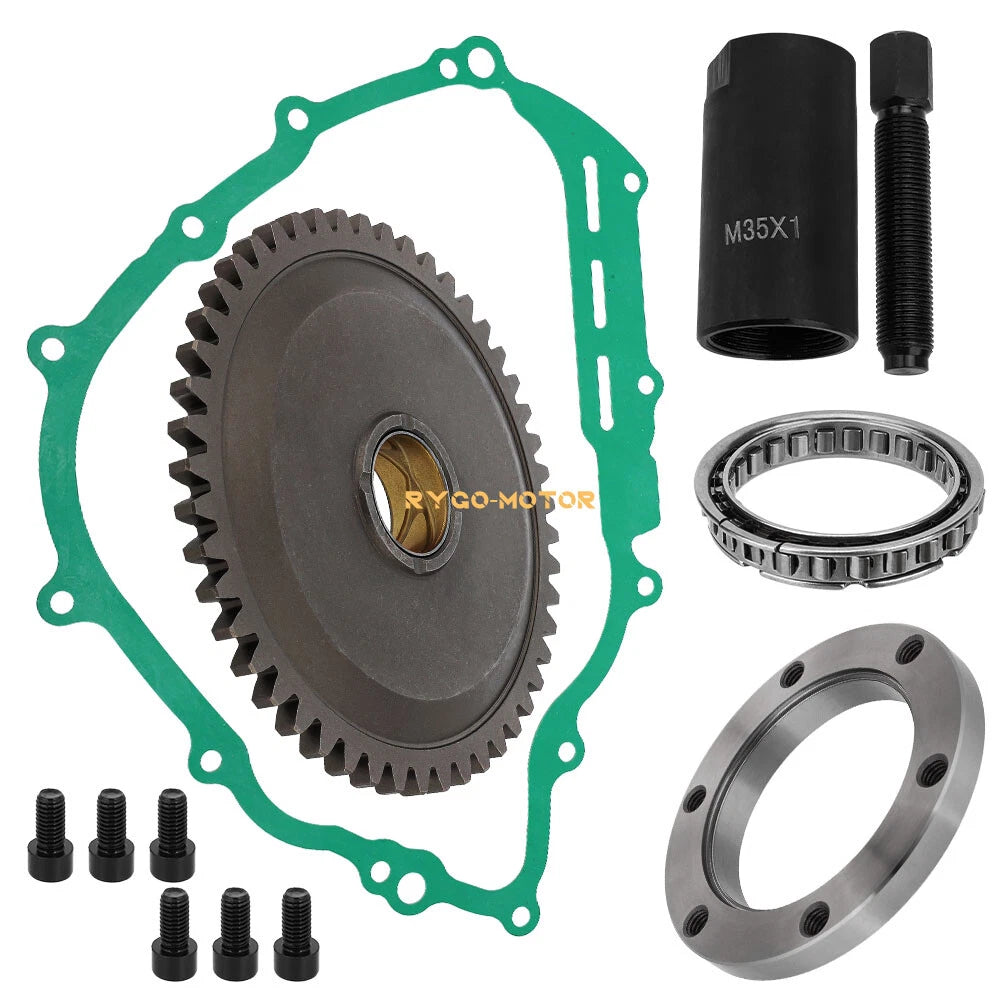 Starter Clutch 49T Gear Flywheel Puller for Yamaha Grizzly 700 (2007–2024)