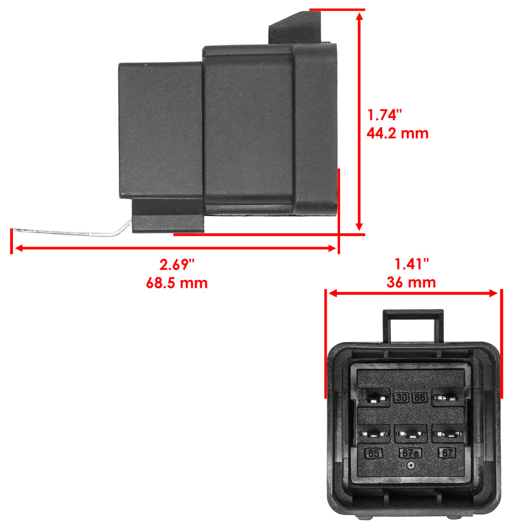 Heavy Duty Relay Replacement for John Deere 450E 4510 451E (2010–2019)