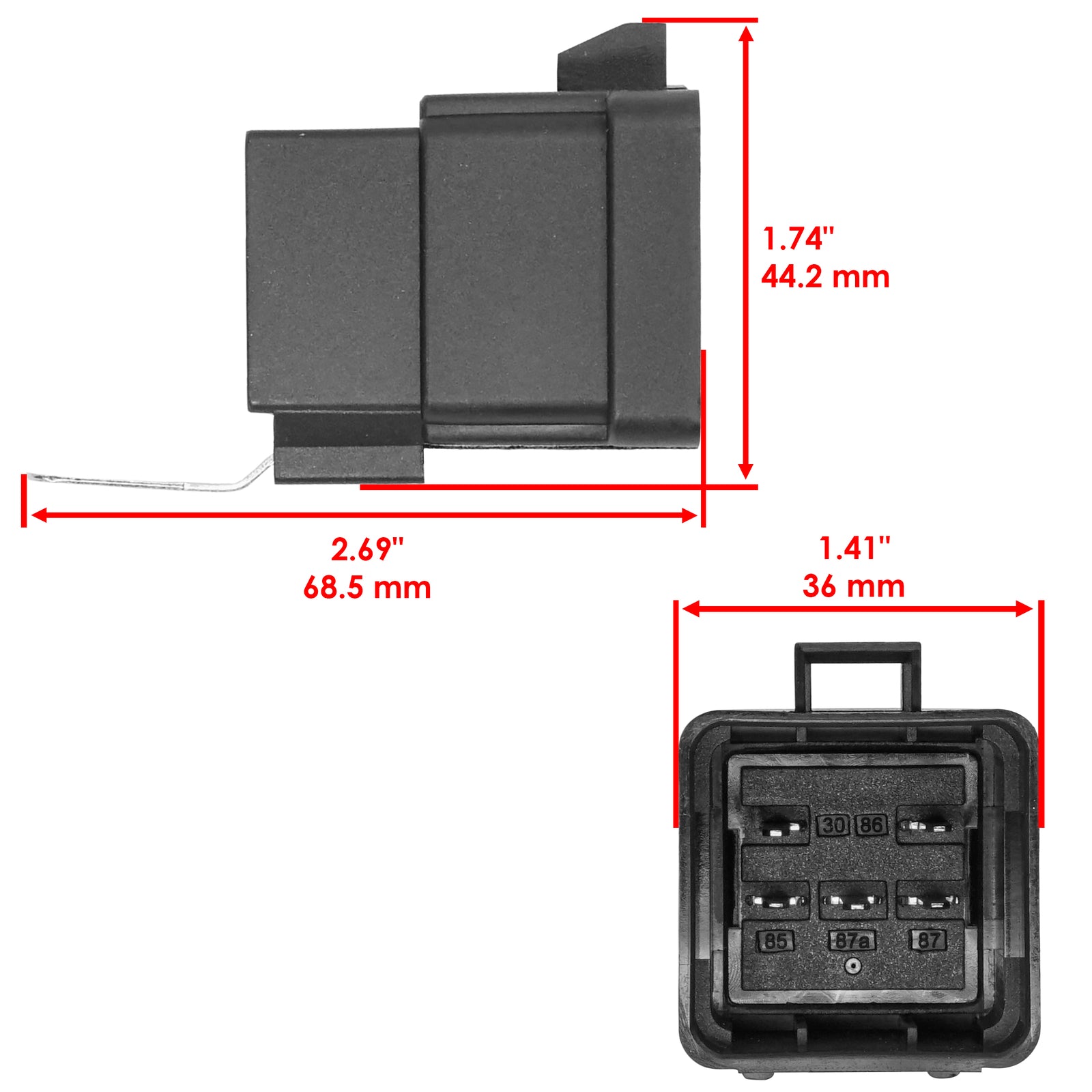 Heavy Duty Relay Replacement for John Deere 450E 4510 451E (2010–2019)