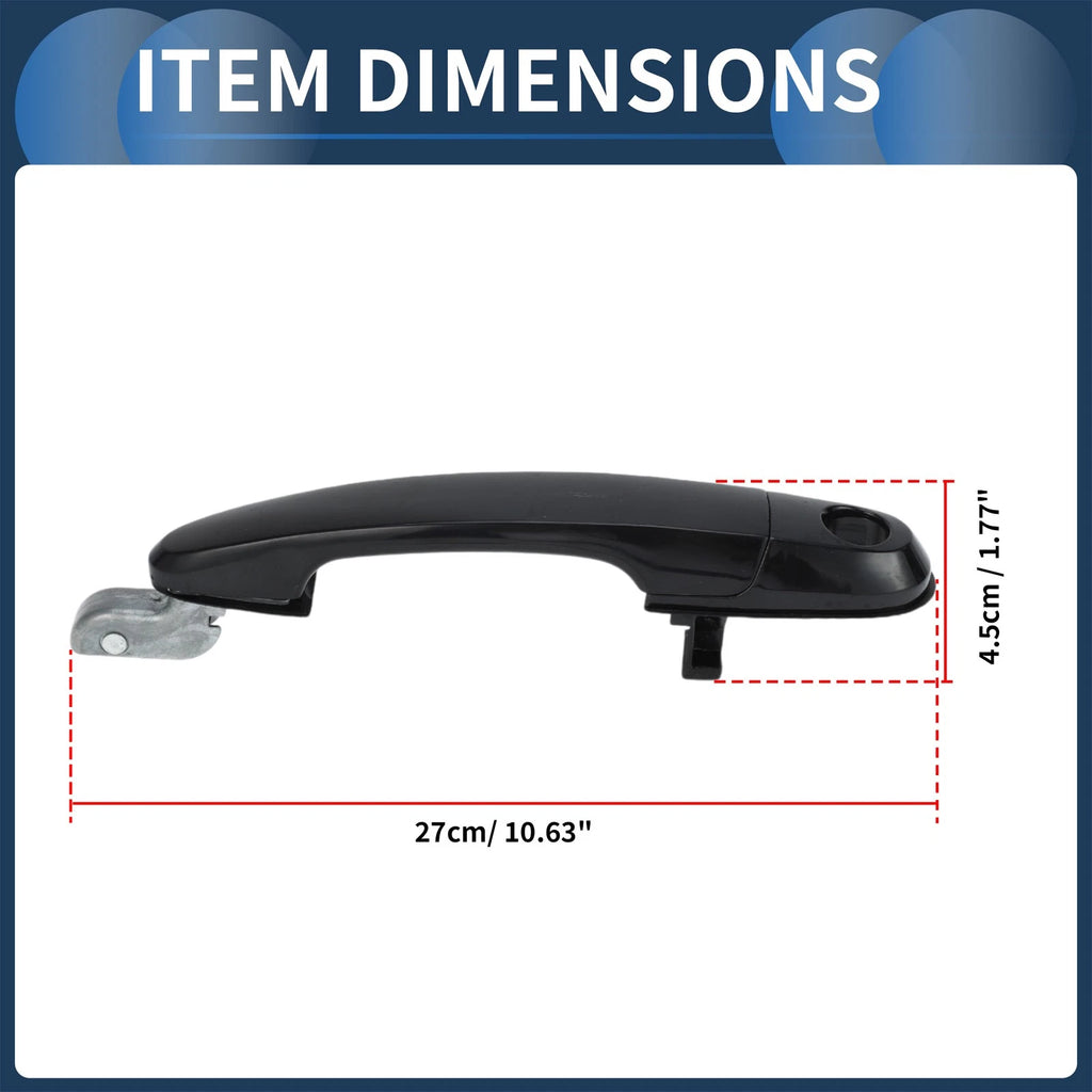 Door Handle Front Right OEM Replacement for Hyundai Tucson (2005–2009)