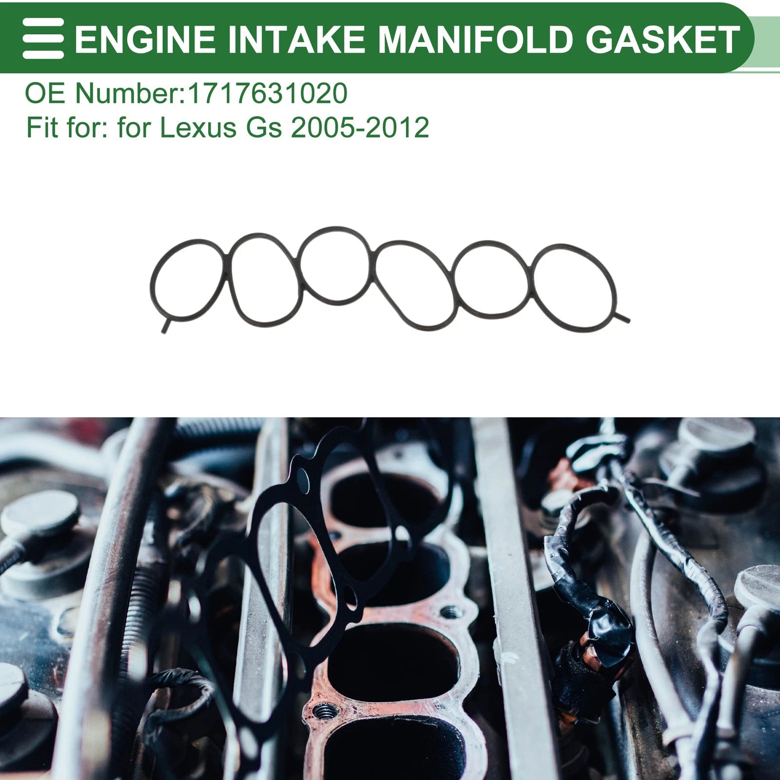 Engine Intake Manifold Gasket for Lexus GS (2005–2012)