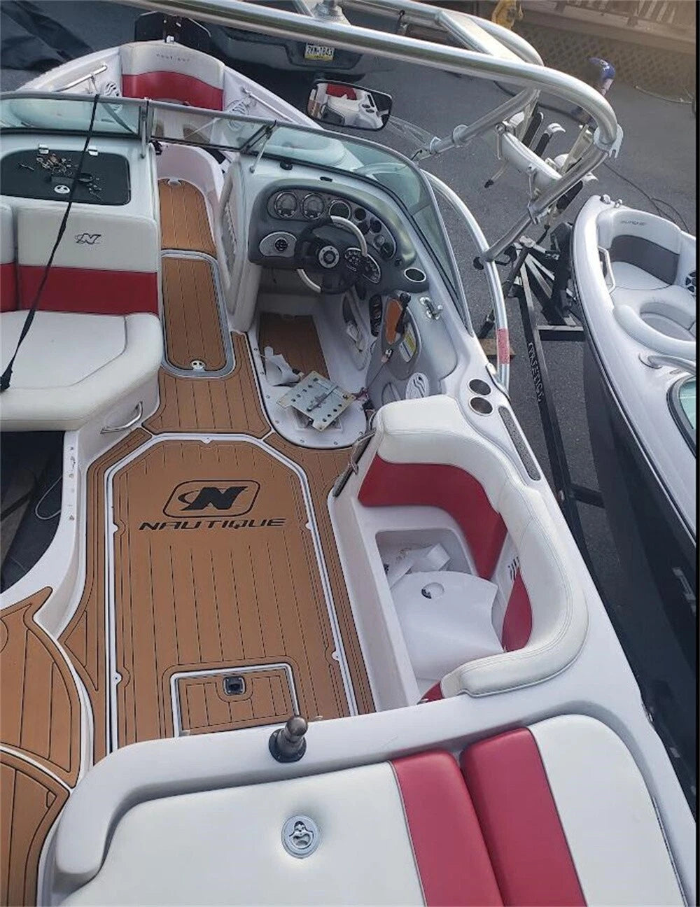 EVA Foam Teak Deck Flooring Cockpit Pad for Nautique SV211 (2006)