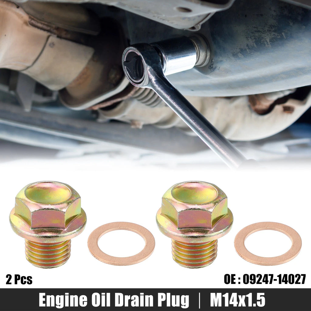 Engine Oil Drain Plug Set with Seal for Honda (M14x1.5) (2016–2025)