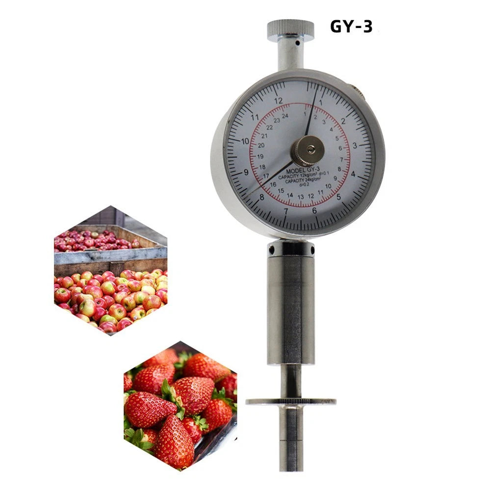 Compact Fruit Hardness Penetrometer for Quality Assessment