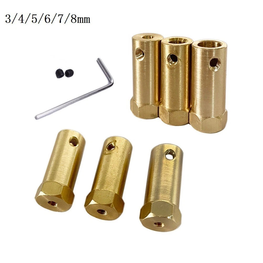 Hexagonal Wheel Coupler for - Brass Plating, Anti-Rust