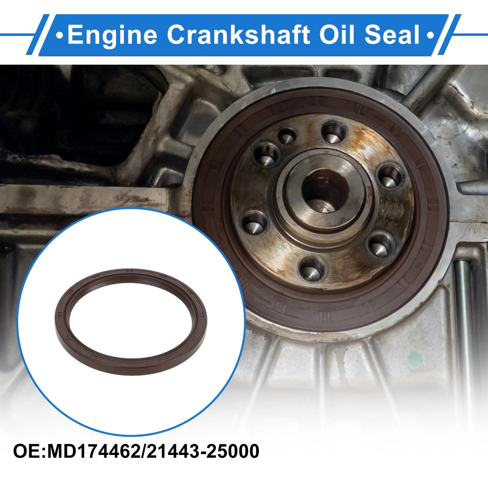 1 Pc Rear Crankshaft Oil Seal Replacement for Hyundai (2001–2014)