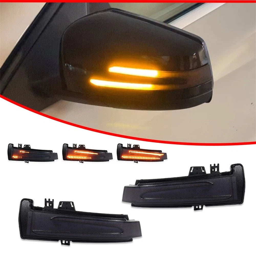 Dynamic LED Side Mirror Turn Signal Light for Mercedes Benz W204 W212 W176