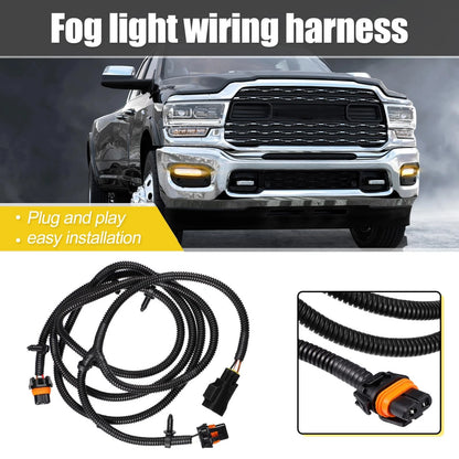 Fog Light Jumper Wiring Harness for Dodge Ram 2500 3500 2010–2018