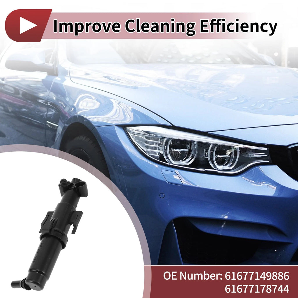 Front Passenger Side Headlight Washer Nozzle Replacement for BMW 535i (2010–2016)