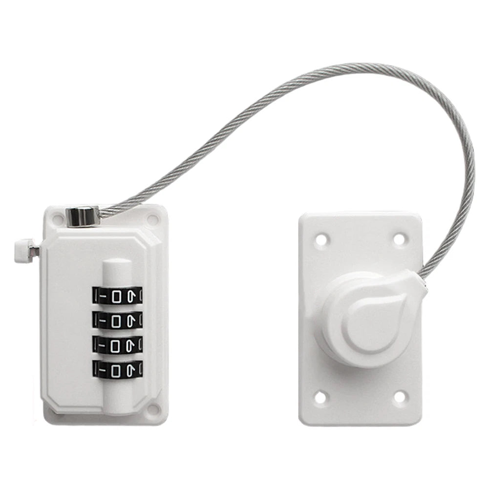 Lock Window Fixed Limiter for Cabinets and Refrigerators (4 Digit Password)