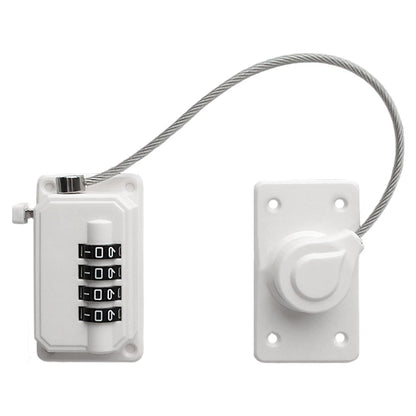 Lock Window Fixed Limiter for Cabinets and Refrigerators (4 Digit Password)