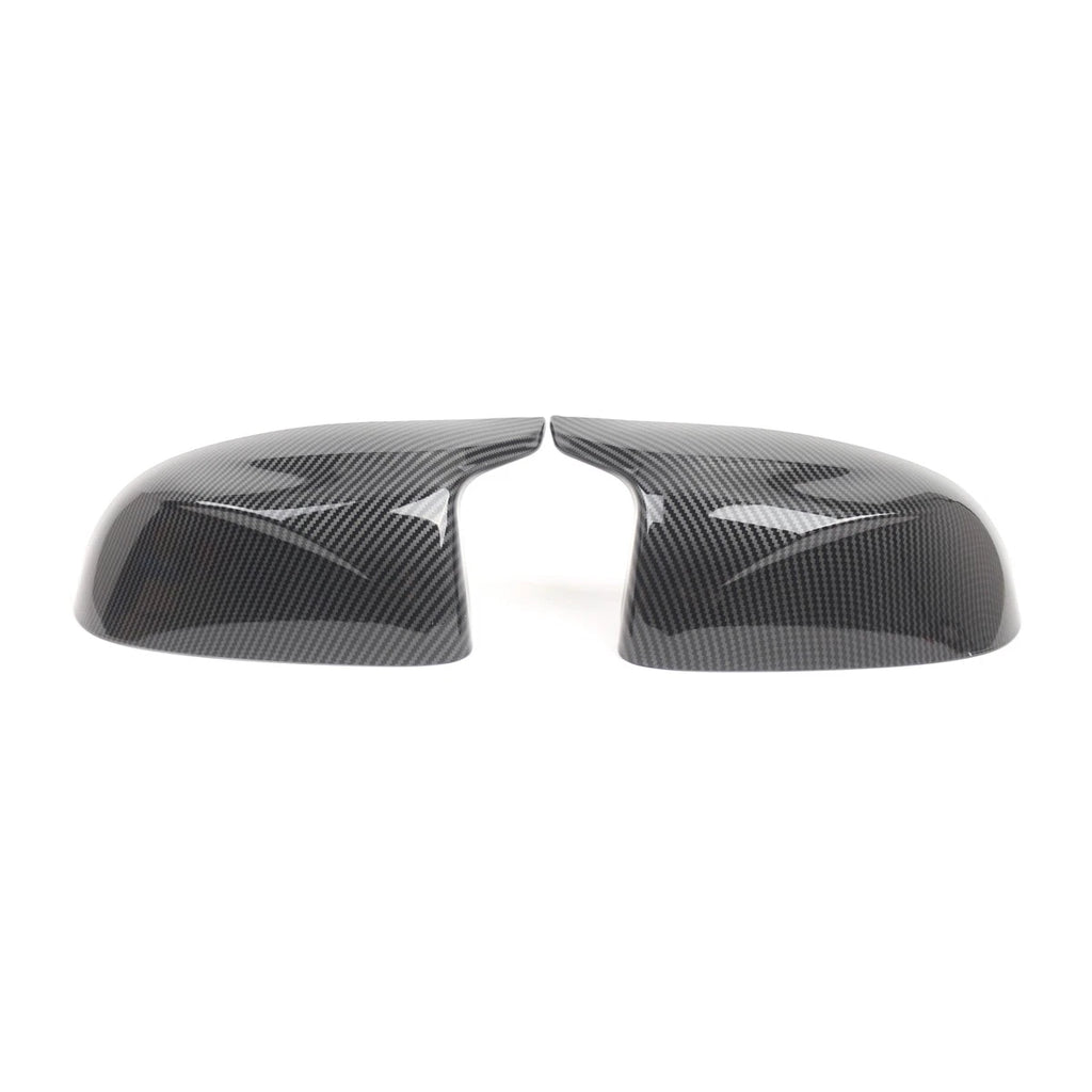 2X Carbon Look Mirror Cover Caps for BMW X3 X4 X5 X6 X7 (G01 G03 G06)