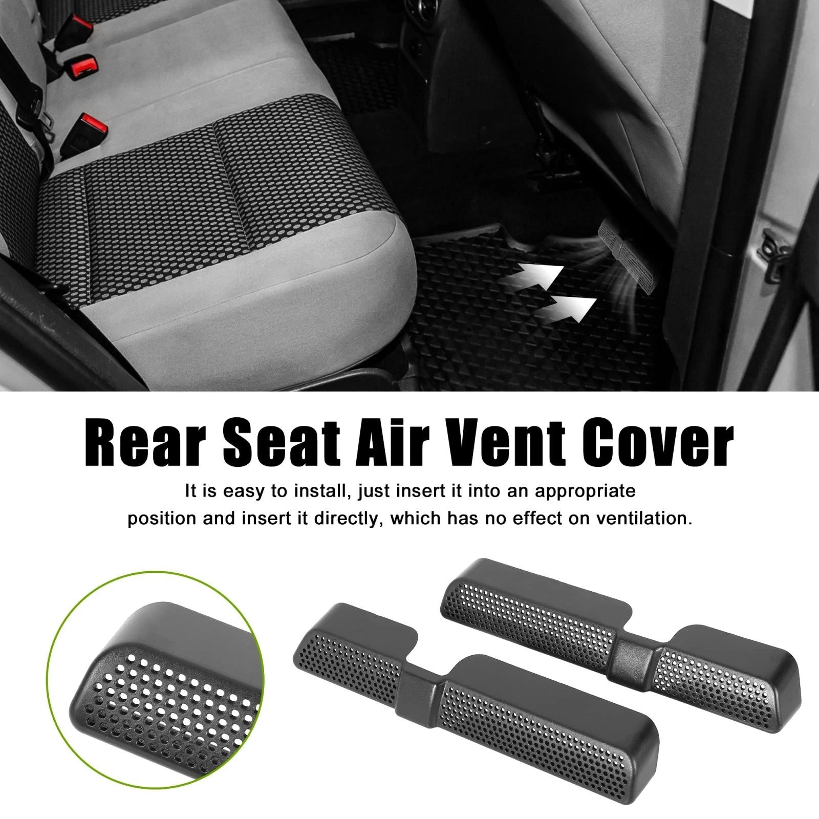 Under Seat Air Vent Cover Replacement for Volkswagen Tiguan (2018–2019)