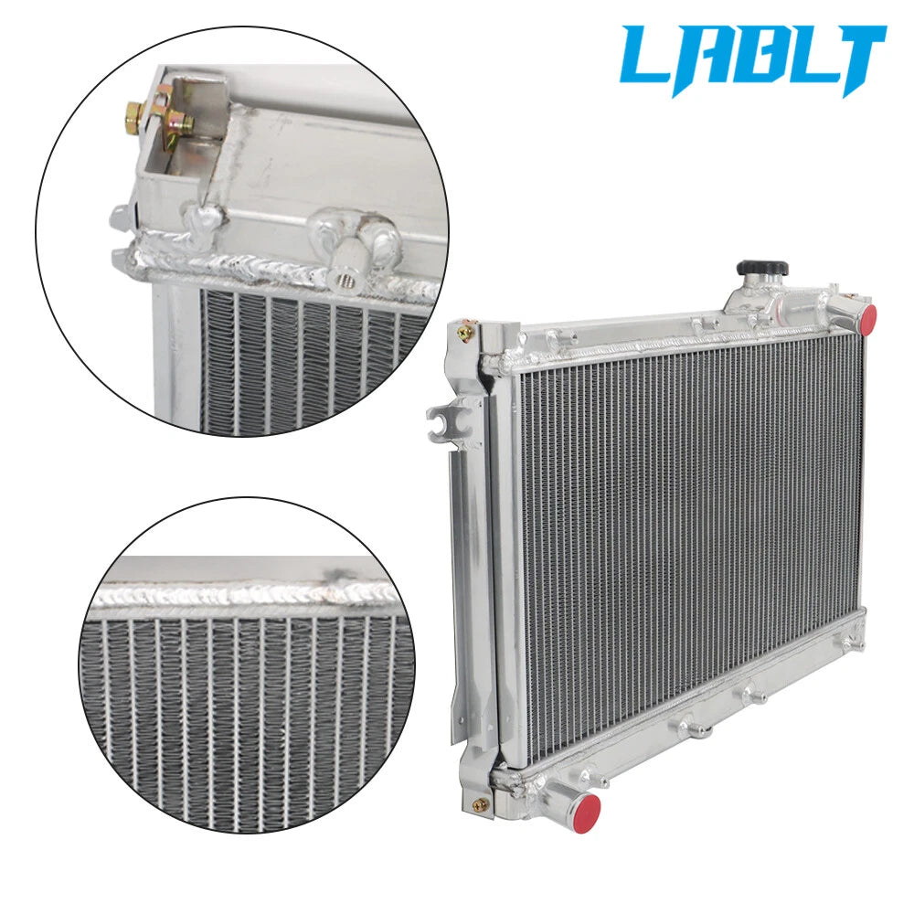 2 Row Core Racing Radiator Full Aluminum for Mazda Miata MX5 (1989–1997)