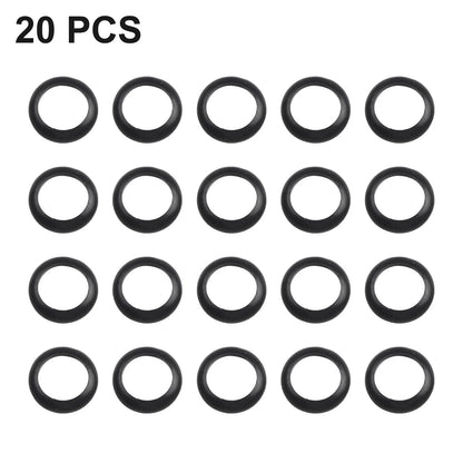 20pcs Elastic Winding Check Dress Ring Trim Adapter Tools for Fishing Rods