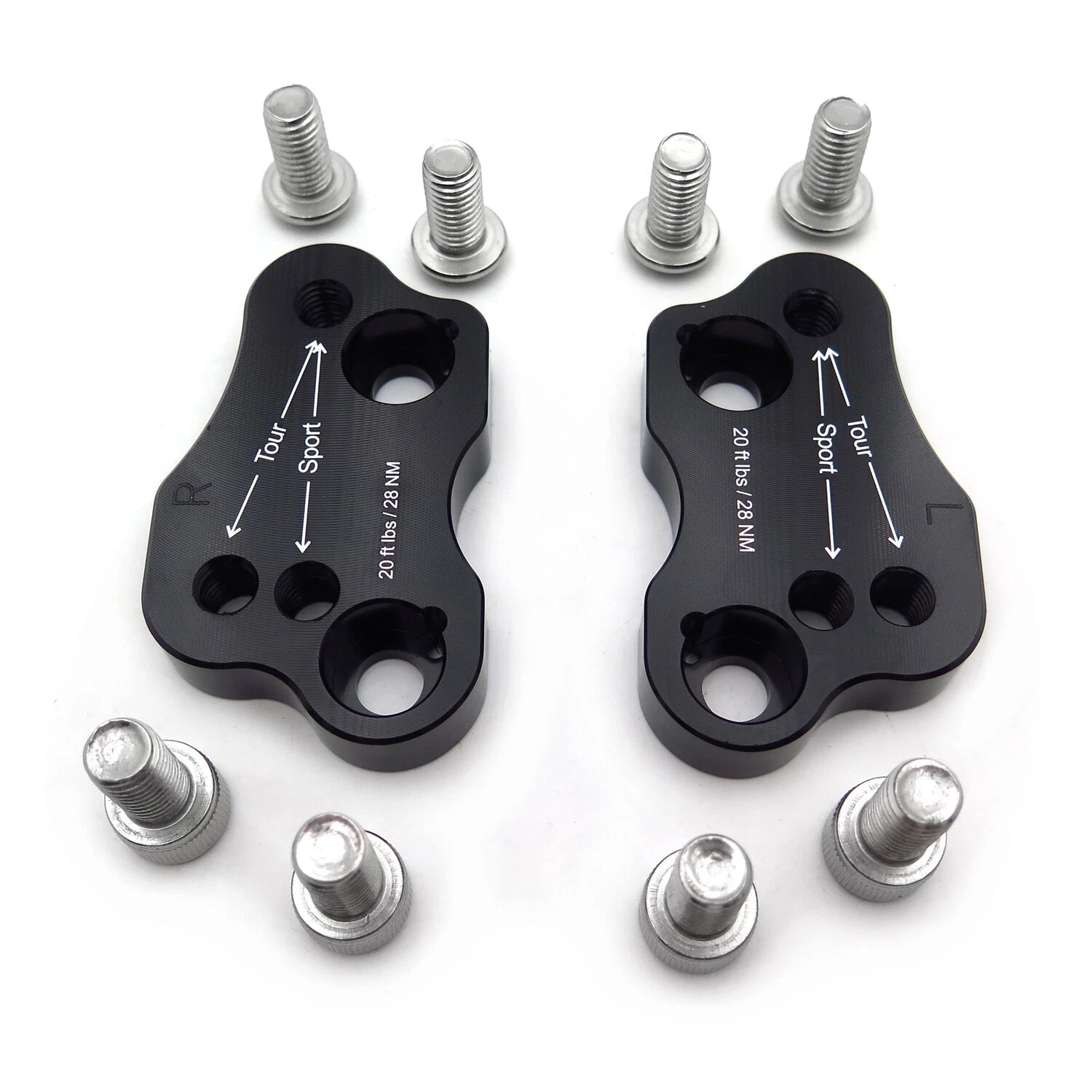 Handlebar Risers for Honda GL1800 (2018–2019) Aluminum