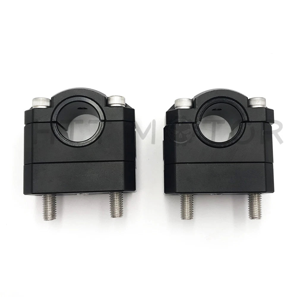 2Pcs Handlebar Mount Clamp for Motorcycle (22mm/28mm)