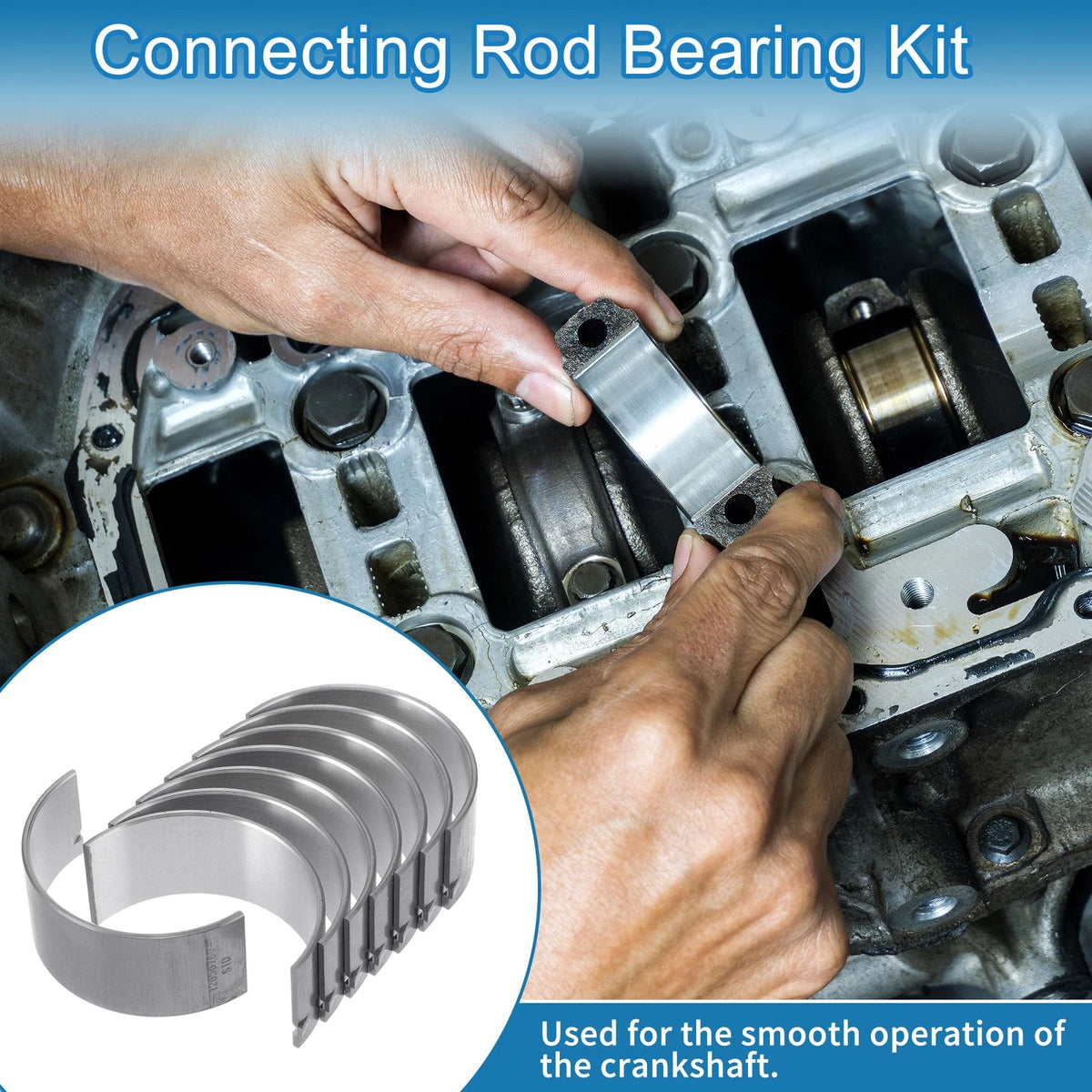 Connecting Rod Bearing Set Replacement for Chevrolet Malibu (2013–2015)