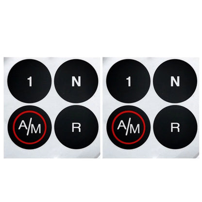 Button Decal Stickers for FIAT 500 (2007–2023) MTA Gearbox Control Cells