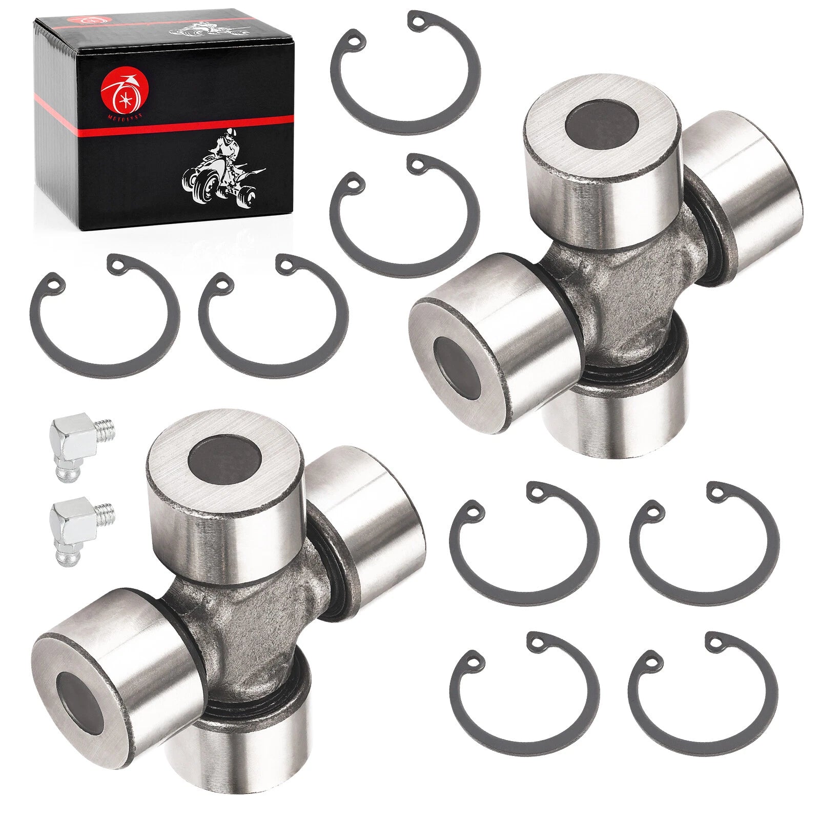 Set of 2 Rear Drive Shaft U-Joint Kit for Can-Am Renegade 500 800 1000 (2015–2023)