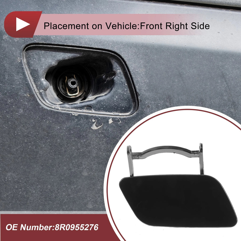 Front Right Washer Nozzle Cover Cap Replacement for Audi Q5 (2009–2012)