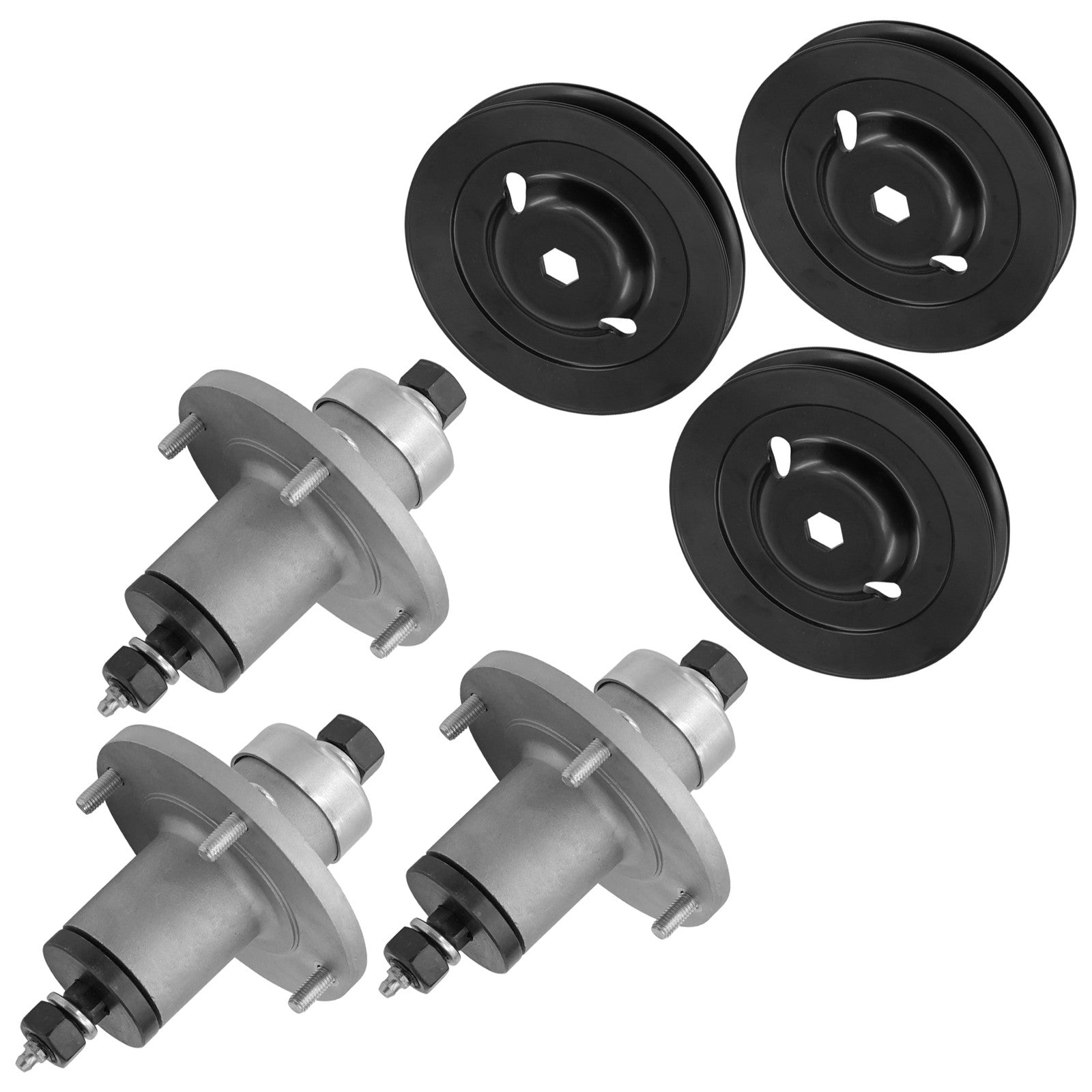 Deck Spindle and Pulley Replacement for John Deere Z245 EZtrak (2014–2017)