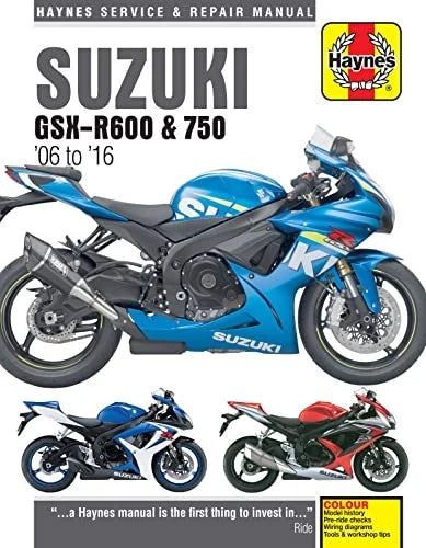 Service Manual for Suzuki GSX-R600 & GSX-R750 (2006–2016)