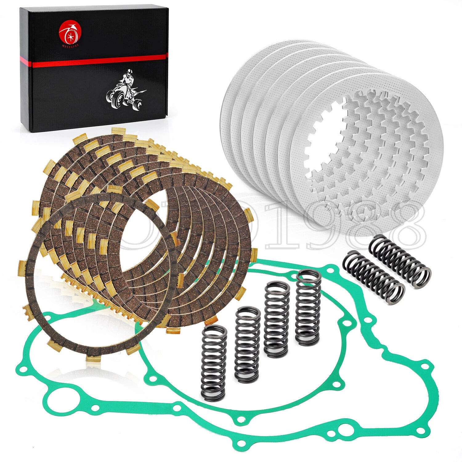 Clutch Friction Plates Kit & Gasket for Yamaha YFZ450SE YFZ450SP YFZ450V (2004–2009)