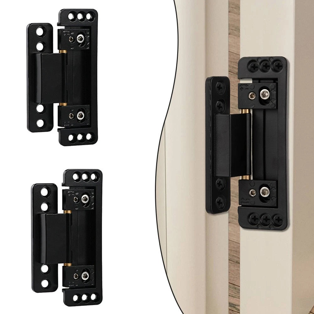 2X Adjustable Ultra Thin Door Hinges for Cabinets and Entrance Doors