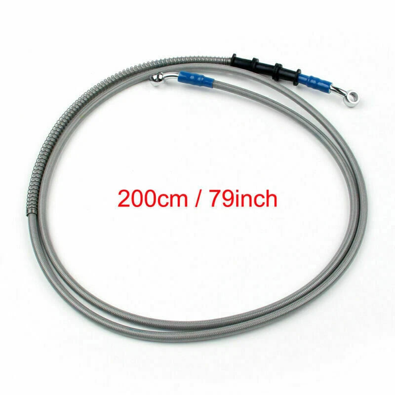 M10 Brake Oil Hose Line with Banjo Fitting for Universal Applications (200cm)