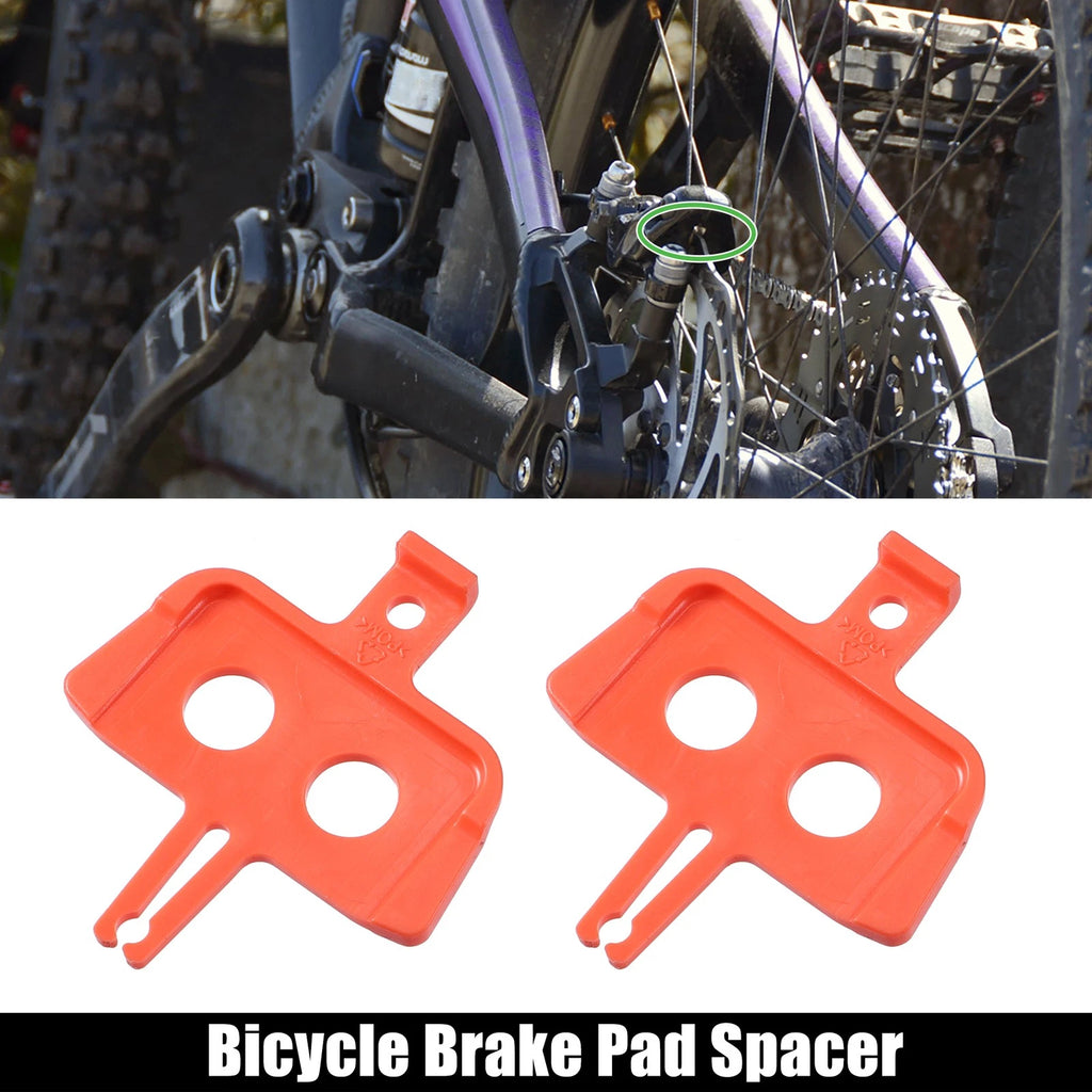 Brake Pad Spacer Kit Replacement for Bicycle Disc Brake (Red) (2010–2010)